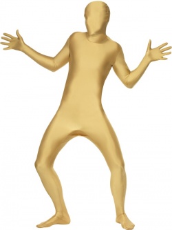 Oblek Morphsuit - zlatá barva