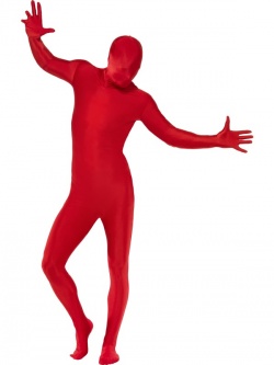 Oblek Morphsuit - červená barva