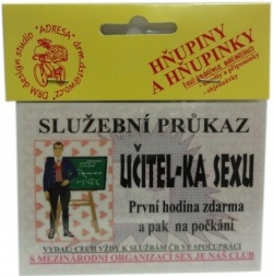 Služební průkaz - UČITEL/KA SEXU