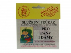 Služební průkaz - PADESÁTNÍK/CE