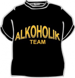 Tričko - ALKOHOLIK TEAM