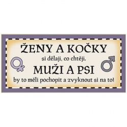 Cedulka - ŽENY A KOČKY II