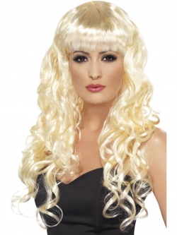 Paruka pro mořskou pannu - blonďatá barva