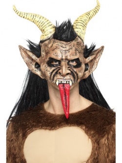 Maska rohatého Krampuse